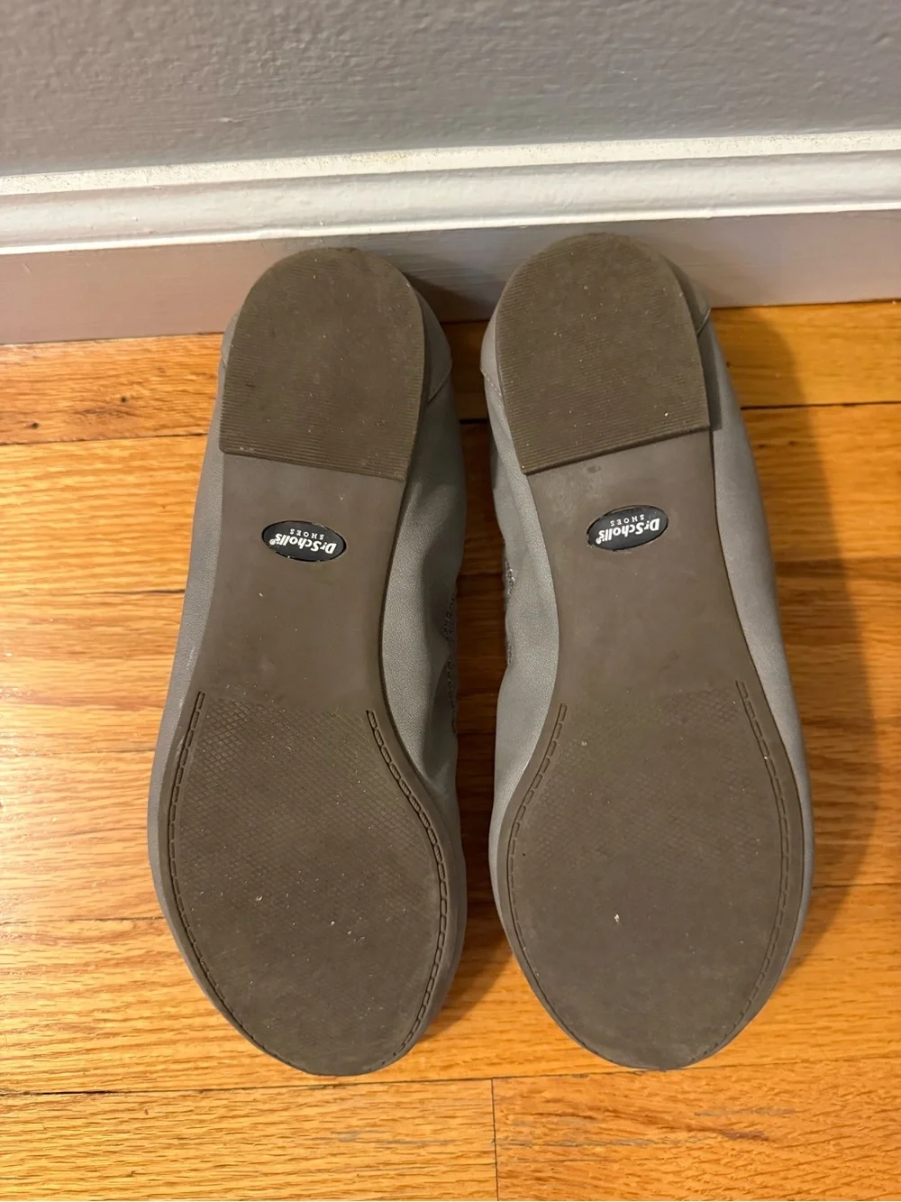 Dr. Scholl's Women's Gray Slip-On Ballet Flats